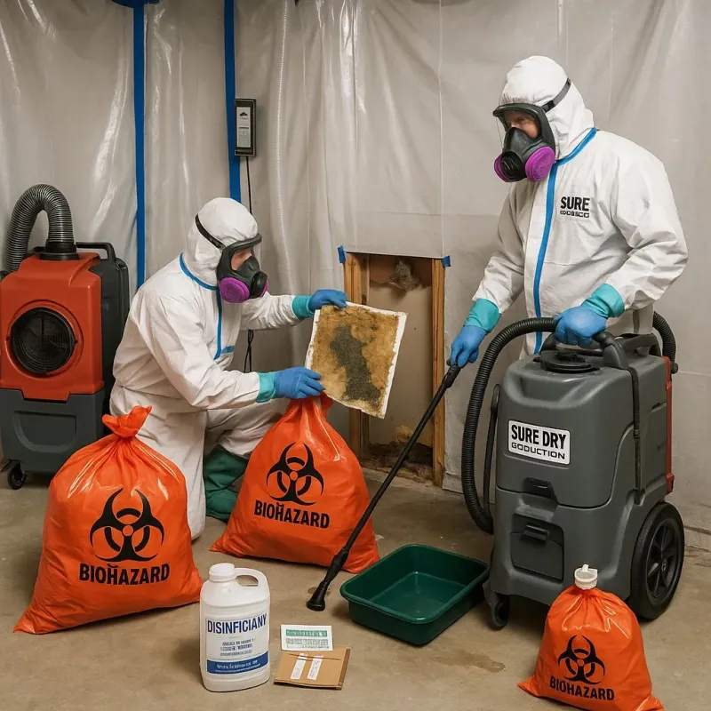 Contaminated Water Handling Protocols process in Lombard, IL